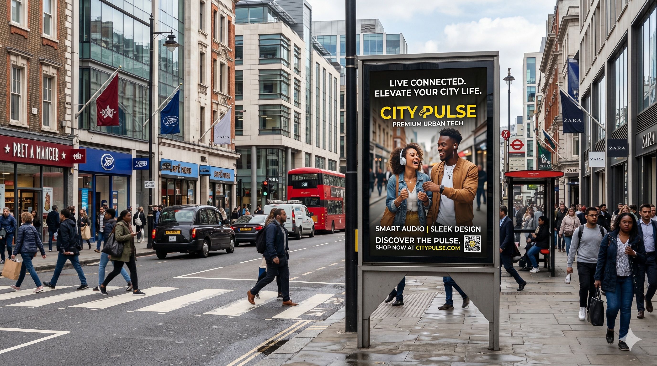 Foto eines City-Light-Poster (CLP)