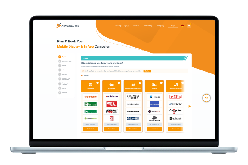 Digital campaign planning preview