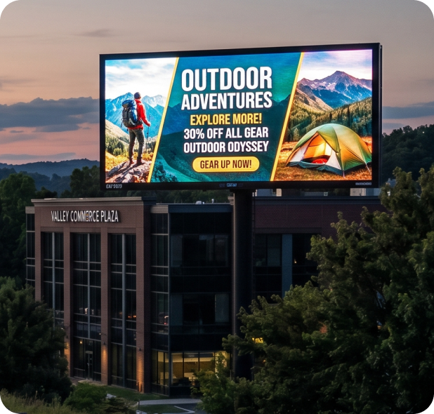 Billboard advertising preview